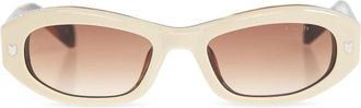 Maison Kitsun&eacute; Ming Zonnebrillen - unisex - Zonnebrillen - Beige - ONE Size - Accessoires