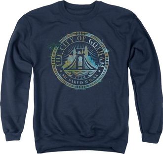 Gildan The Batman City Of Gotham Adult Crewneck Sweatshirt