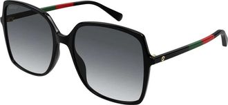 Gucci Grey Square Ladies Sunglasses GG0544S 007 57