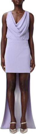Elisabetta Franchi Abito Asimmetrico - - Dresses - Donna - Viola - L