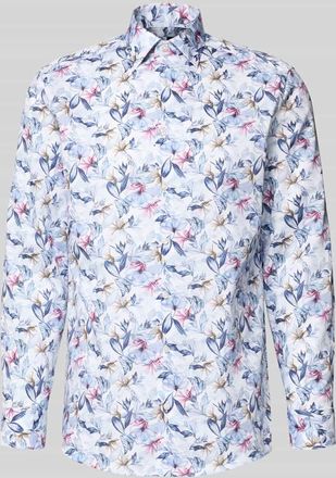 Olymp Regular Fit Businesshemd aus reiner Baumwolle mit Kentkragen in Marine, Gr&ouml;&szlig;e 39