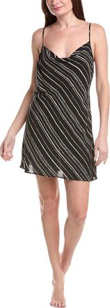 Natori Tate Cowl Neck Silk-Blend Chemise