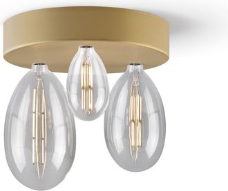 Daylight Italia Lámpara con rosetón dorado