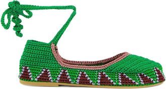 Kashura Ballerine alluncinetto - Verde