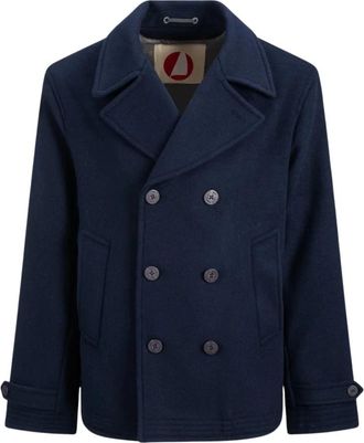 Murphy & Nye Double-Breasted Coats - Heren - Mantel - Blauw - XL - Jassen