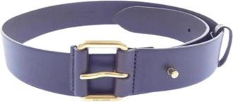 Saint Laurent Pre-owned Vintage Riem - Dames - Vintage Accessoires - Blauw - ONE Size - Vintage