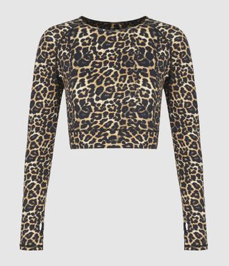 Arizona Love Tee-Shirt Yoga Long Sleeve Leopard