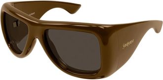 Saint Laurent unisex, Accessoires, Bruin, Maat: 63 MM Nylon