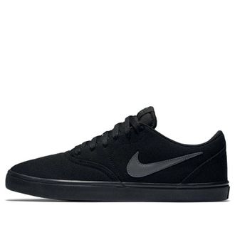 Nike Check Solarsoft Canvas SB Triple Black 843896-002
