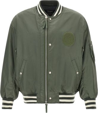 Comme Des Gar&ccedil;ons Green Relaxed Bomber Jacket