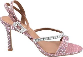 Kurt Geiger Cristal Strapp - Dames - Sandalen met hakken - Roze - 38 EU - Schoenen