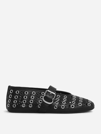 Alaia Flat Ballets Eyelets