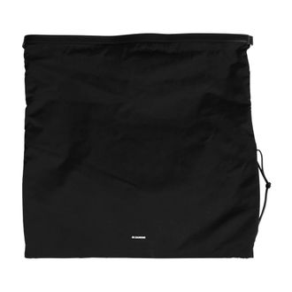Jil Sander Tote Bags, male, Black, Size: ONE SIZE Soft Rolled Hobo