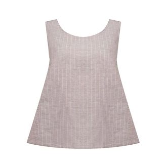Max Mara Sleeveless Tops, female, Beige, Size: 2XS Mmlcaliga Top