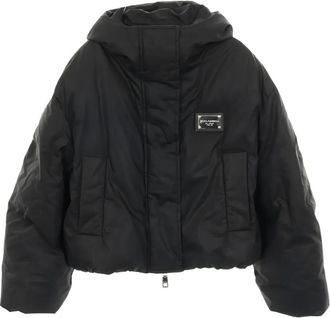 Dolce & Gabbana 2010s hooded batting jacket - Black