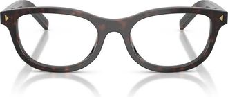 Prada Vista PRd 01uv Optisch Montuur - unisex - Brillen - Bruin - ONE Size - Accessoires
