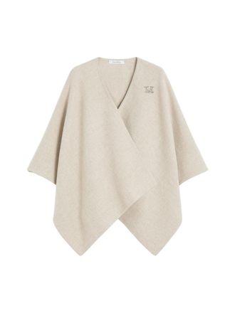 Max Mara Short Cape With A Rectangular Design