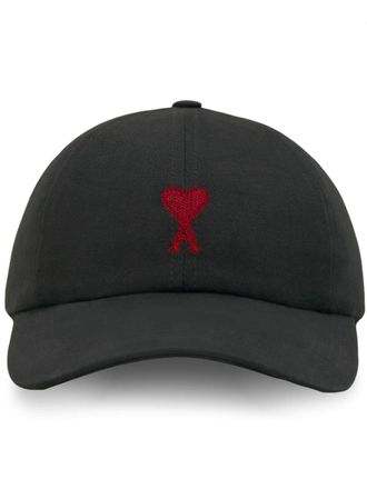 Ami Ami Casquette Broderie Ami De Coeur Rouge