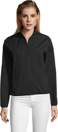 SOLS Dames/dames Radian Soft Shell Jacket (Zwart)
