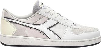 Diadora White Suede Low Tech Basketball Schoenen - Heren - Sneakers - Wit - 42 EU - Nylon - Schoenen