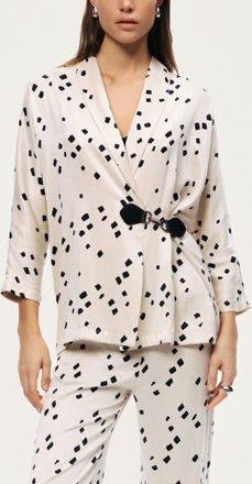 Nocturne Printed Wrap Jacket in Multi-Colored at Nordstrom, Size X-Large Eu