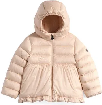 Moncler Kids Odile Water Repellent Quilted Down Jacket in Pink at Nordstrom, Size 18-24M
