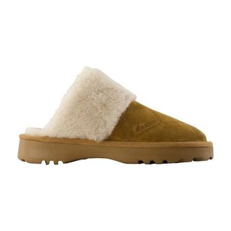 Burberry Flint Mules - Shoes - Mujer - Beige - 38 EU