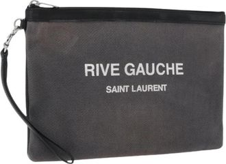 Saint Laurent Pre-owned Vintage Clutch - Dames - Vintage Clutch - Grijs - ONE Size - Vintage