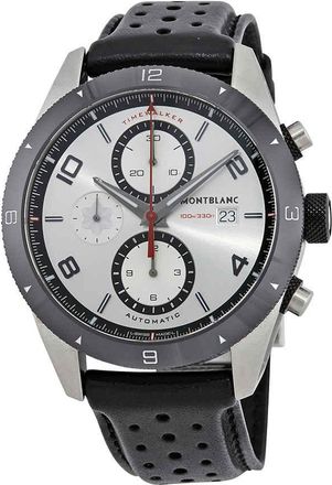 Montblanc TimeWalker Chronograph Automatic Silver Dial Mens Watch 116100