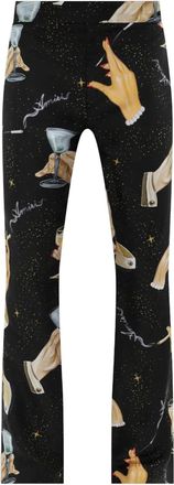 Amiri Broek met print - Zwart
