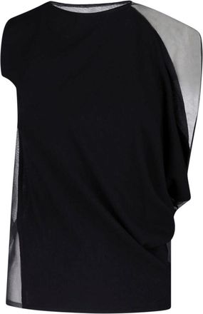 Sportmax Top Asimmetrico In Viscosa Stretch