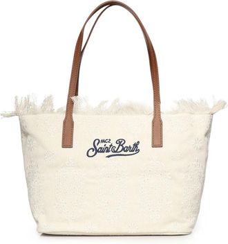 MC2 Saint Barth City Bag Medium - Dames - Shoppers - Wit - ONE Size - Tassen