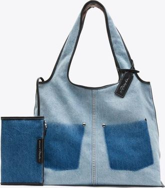 3.1 Phillip Lim Ghost Patch Market Tote Bag in Light Denim at Nordstrom