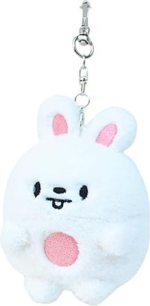 Generic stray-kiids key chain DO IT key chain Rabbit hair keyring egg sk-zoo pendant stay pendant (Lee know)