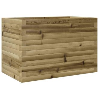 Berkfield Home Garden Planter 70x40x45.5 cm Impregnated Wood Pine in Brown