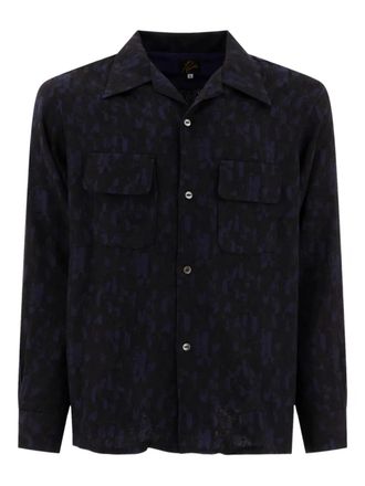 Needles flap-pocket shirt - Blue