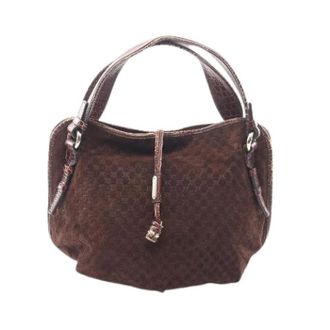 Celine Pre-owned Handbags, female, Brown, Size: ONE SIZE Pre-owned Bittersweet Macadam Leather Handbag