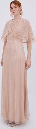 Raishma Adira Gown in Beige at Nordstrom, Size 16 Uk