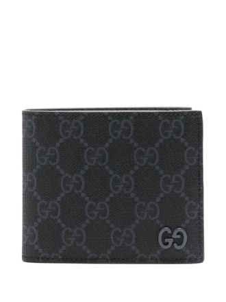 Gucci Portemonnee met GG-logo - Zwart