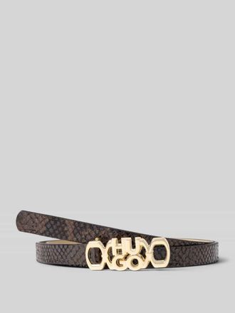 HUGO BOSS G&uuml;rtel aus echtem Leder Modell NADINA-HU-GO-PG_SZ15 in Dunkelbraun, Gr&ouml;&szlig;e 100