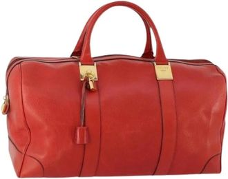 Celine Pre-owned Weekend Bags, female, Red, Size: ONE SIZE Pre-owned Vintage Boston Bag
