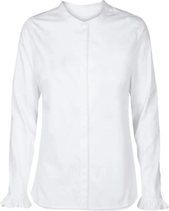 Mos Mosh Mattie Shirt - Dames - Overhemden - Wit - M - Katoen - Overhemden