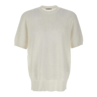 KANGRA Round-neck Knitwear - male - Kangra - Round-neck Knitwear - White - 4XL - Knitwear