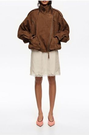 Bimba & Lola Lace Mini Skirt in Ivory at Nordstrom, Size Medium Eu