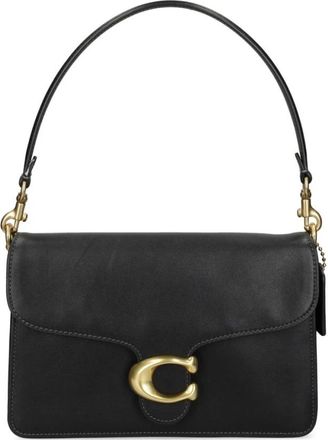 Coach Shoulder Bags, female, Black, Size: ONE SIZE Chain Tabby Shoulder Bag