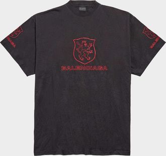 Tシャツ・カットソー BALENCIAGA SS24 T-SHIRT WITH LOGO (712398_TNVG14019) Balenciaga 22AW 712398 TNVB3 Be Different Embroidered T
