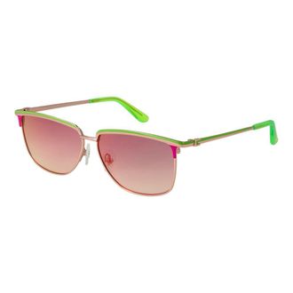 Guess Womens Bicolor Metal Sunglasses - Green - One Size