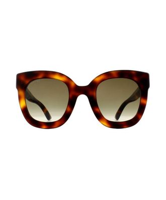 Gucci Womens Sunglasses GG0208S 003 Havana Brown Gradient - One Size