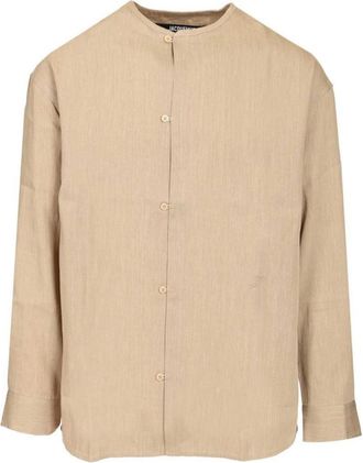Jacquemus Beige Regular Solid Shirt