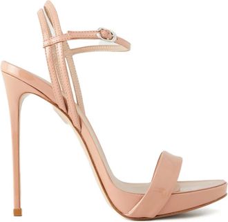 Le Silla 120 mm Gwen sandalen met stilettohak - Beige